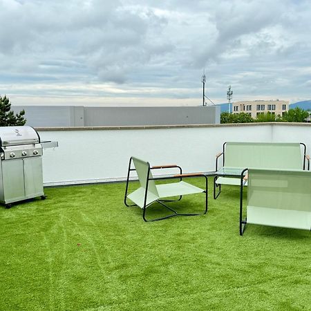 220 Qm Penthouse Wohnung Mit Fahrstuhl - Ohne Spa MHG Esterno foto